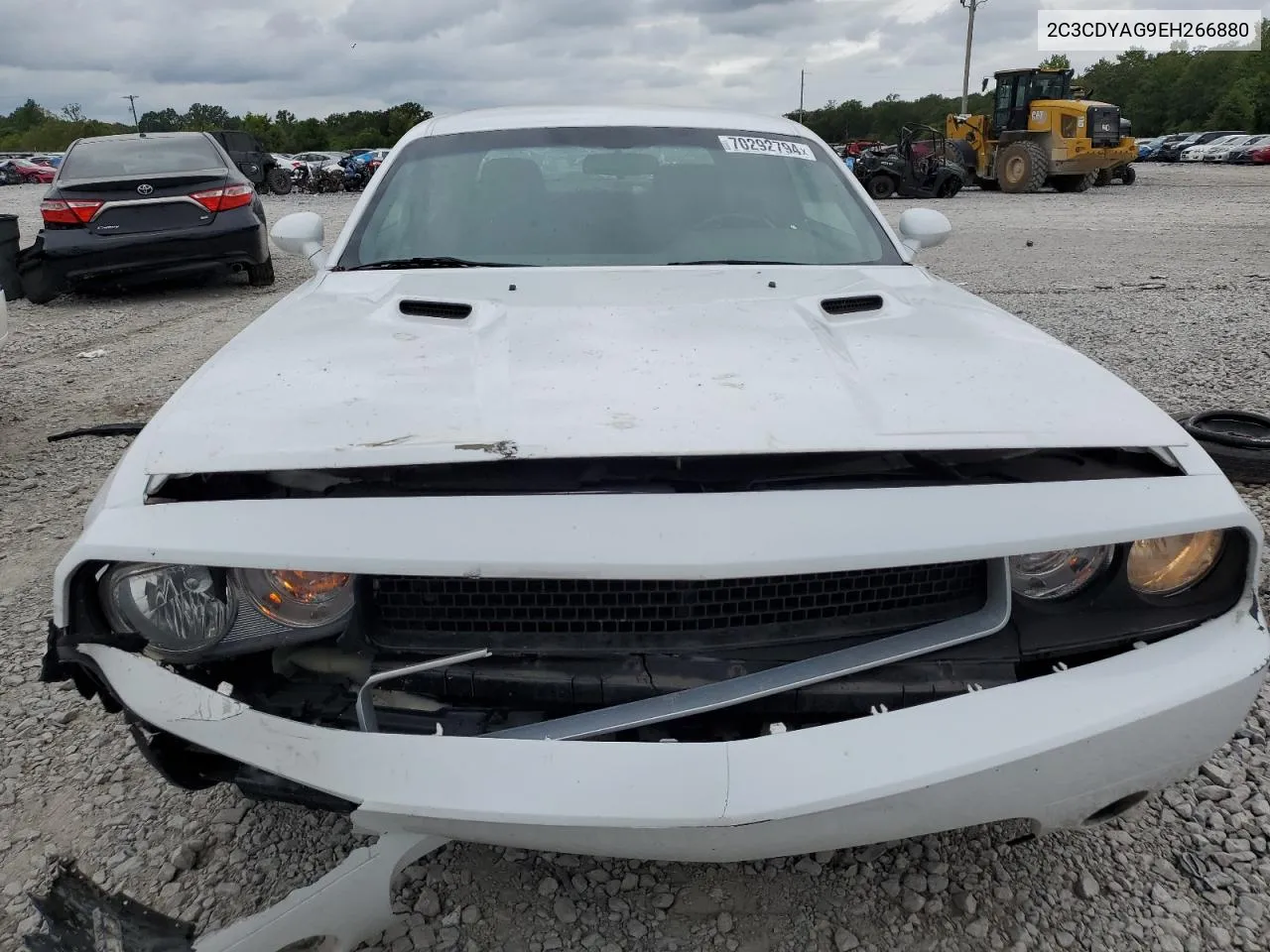 2014 Dodge Challenger Sxt VIN: 2C3CDYAG9EH266880 Lot: 70292794