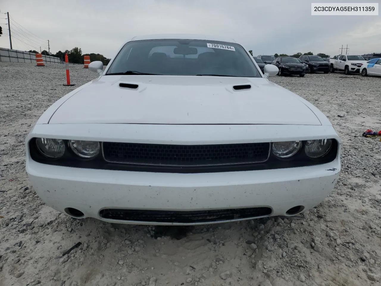 2C3CDYAG5EH311359 2014 Dodge Challenger Sxt