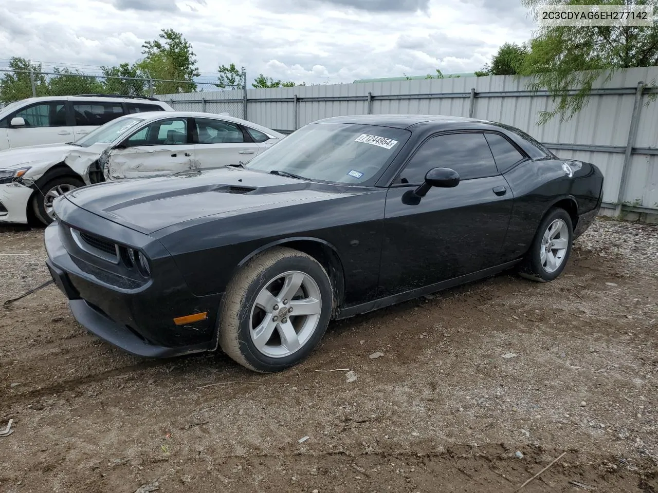 2014 Dodge Challenger Sxt VIN: 2C3CDYAG6EH277142 Lot: 71244954