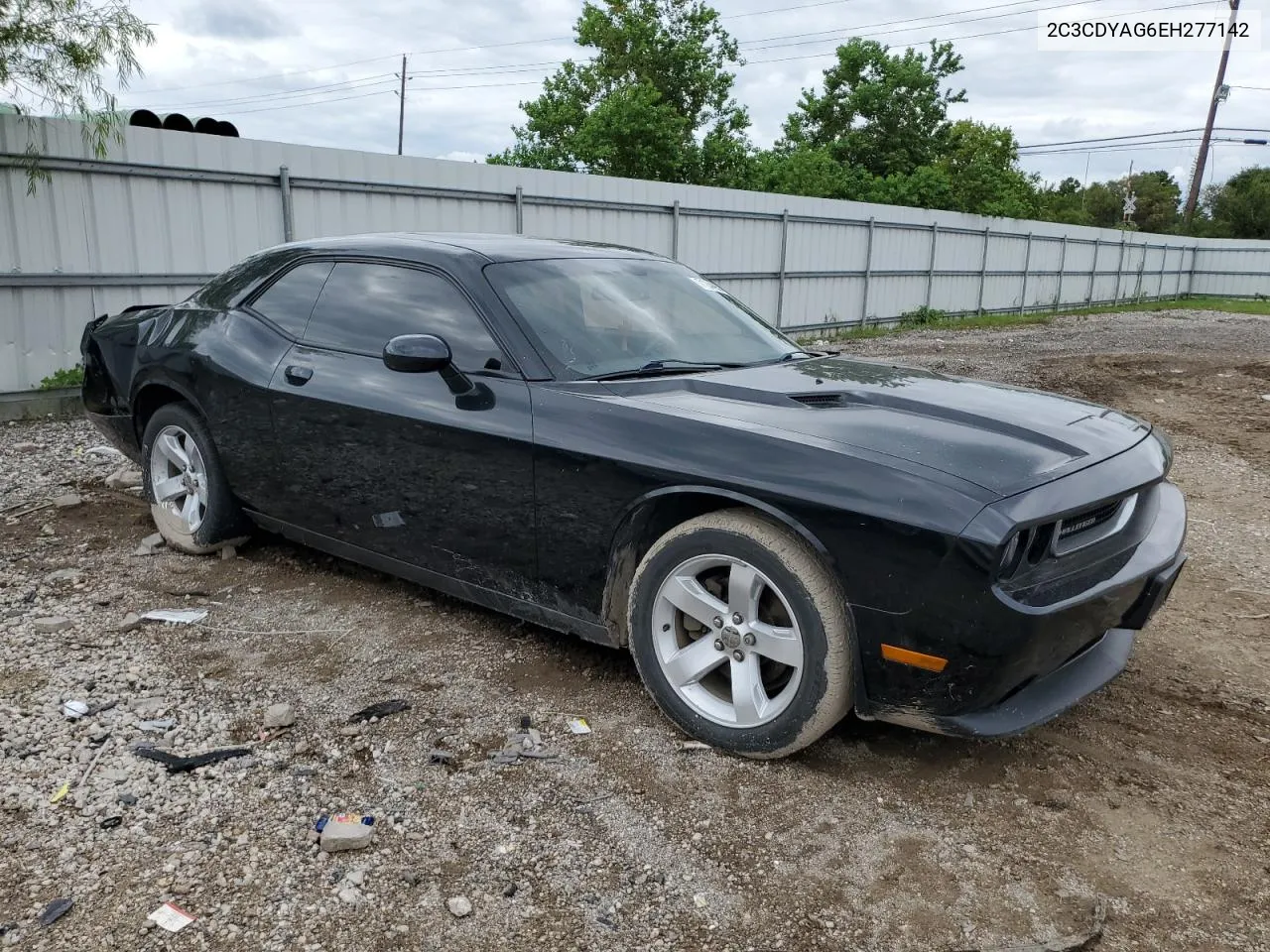 2014 Dodge Challenger Sxt VIN: 2C3CDYAG6EH277142 Lot: 71244954