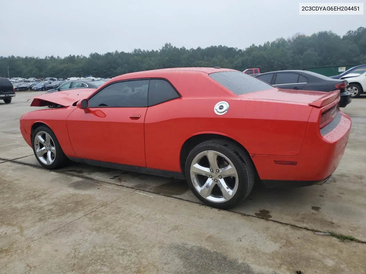 2014 Dodge Challenger Sxt VIN: 2C3CDYAG6EH204451 Lot: 71760004