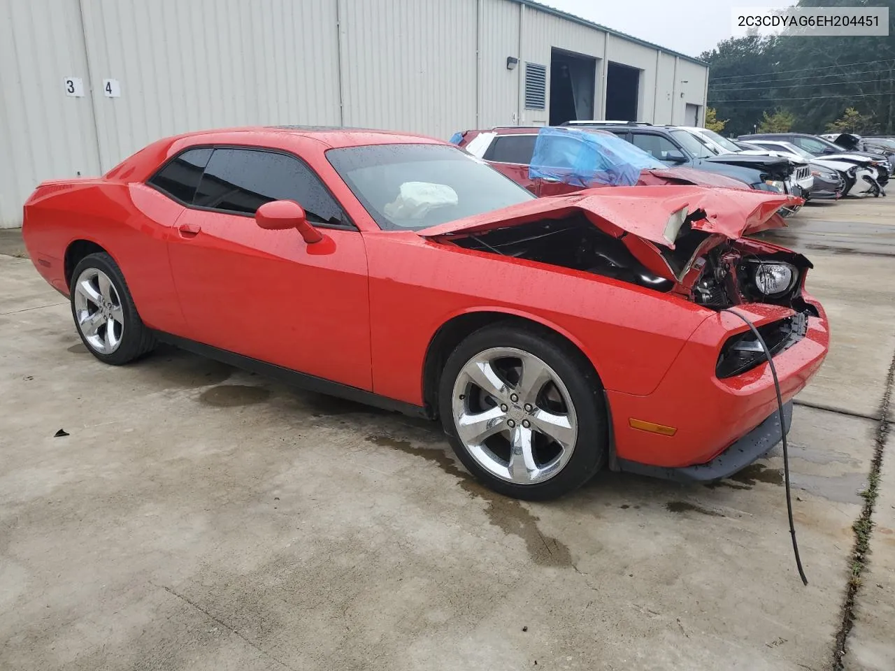 2014 Dodge Challenger Sxt VIN: 2C3CDYAG6EH204451 Lot: 71760004