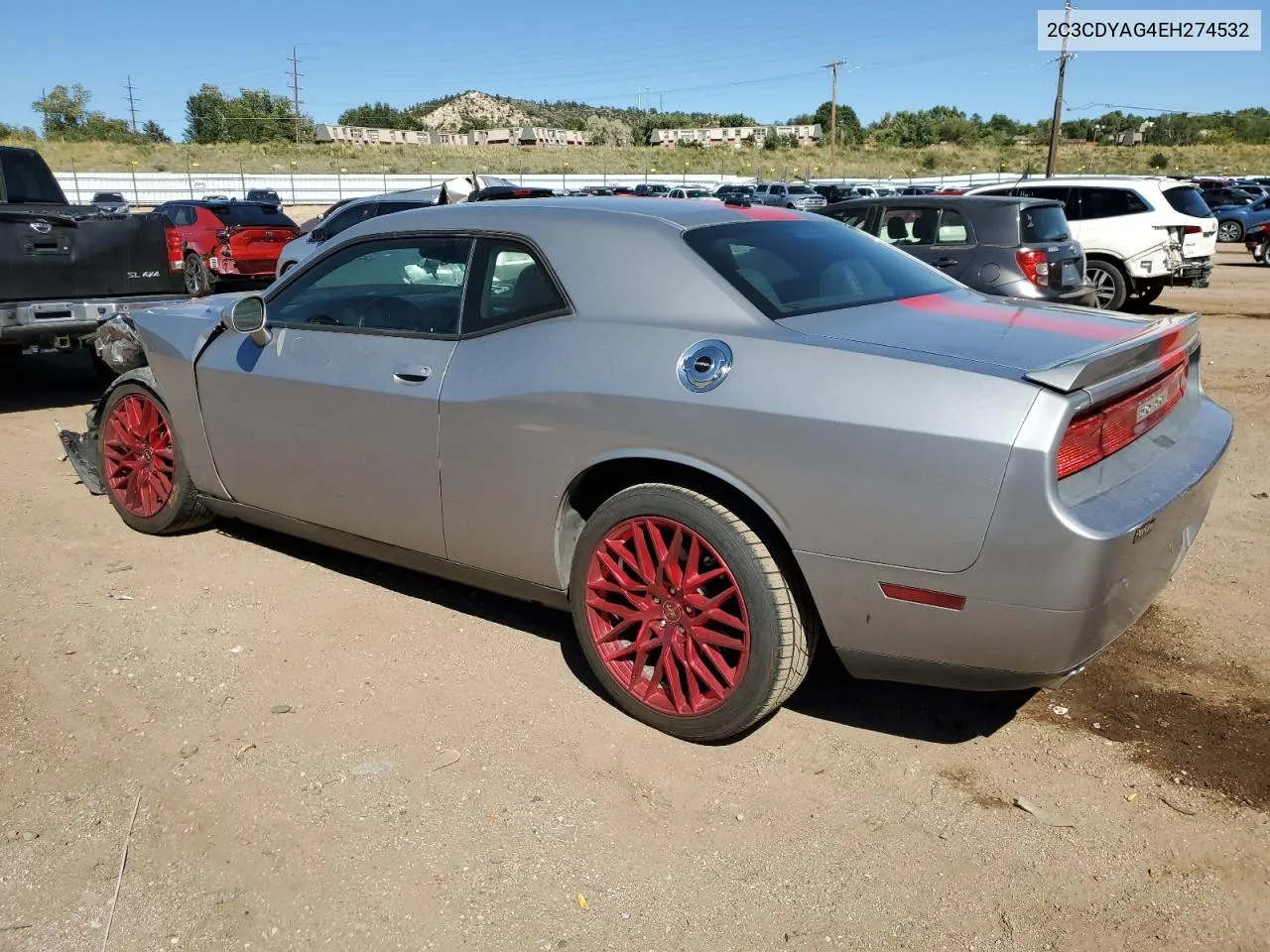 2014 Dodge Challenger Sxt VIN: 2C3CDYAG4EH274532 Lot: 72051494