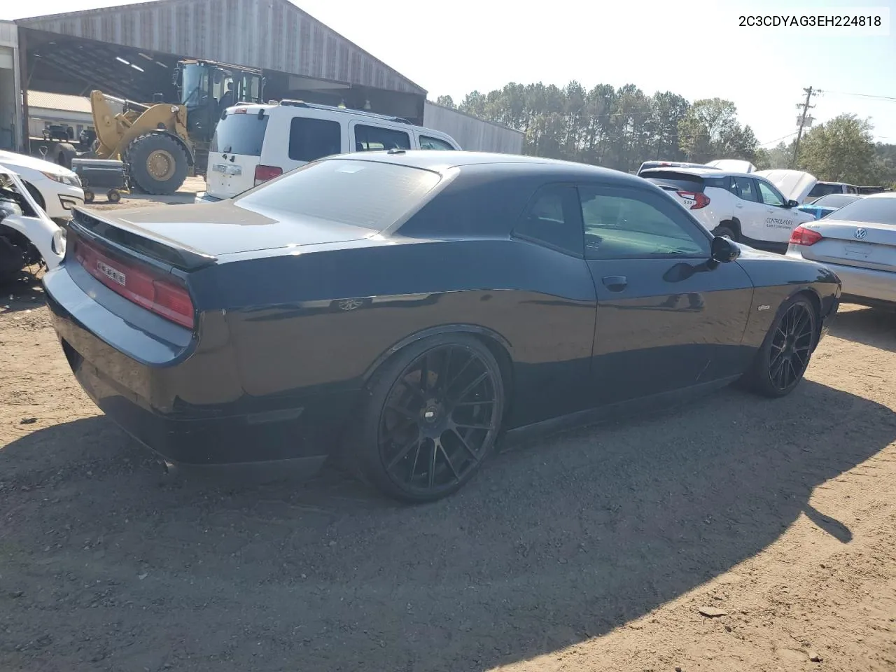 2014 Dodge Challenger Sxt VIN: 2C3CDYAG3EH224818 Lot: 72212324