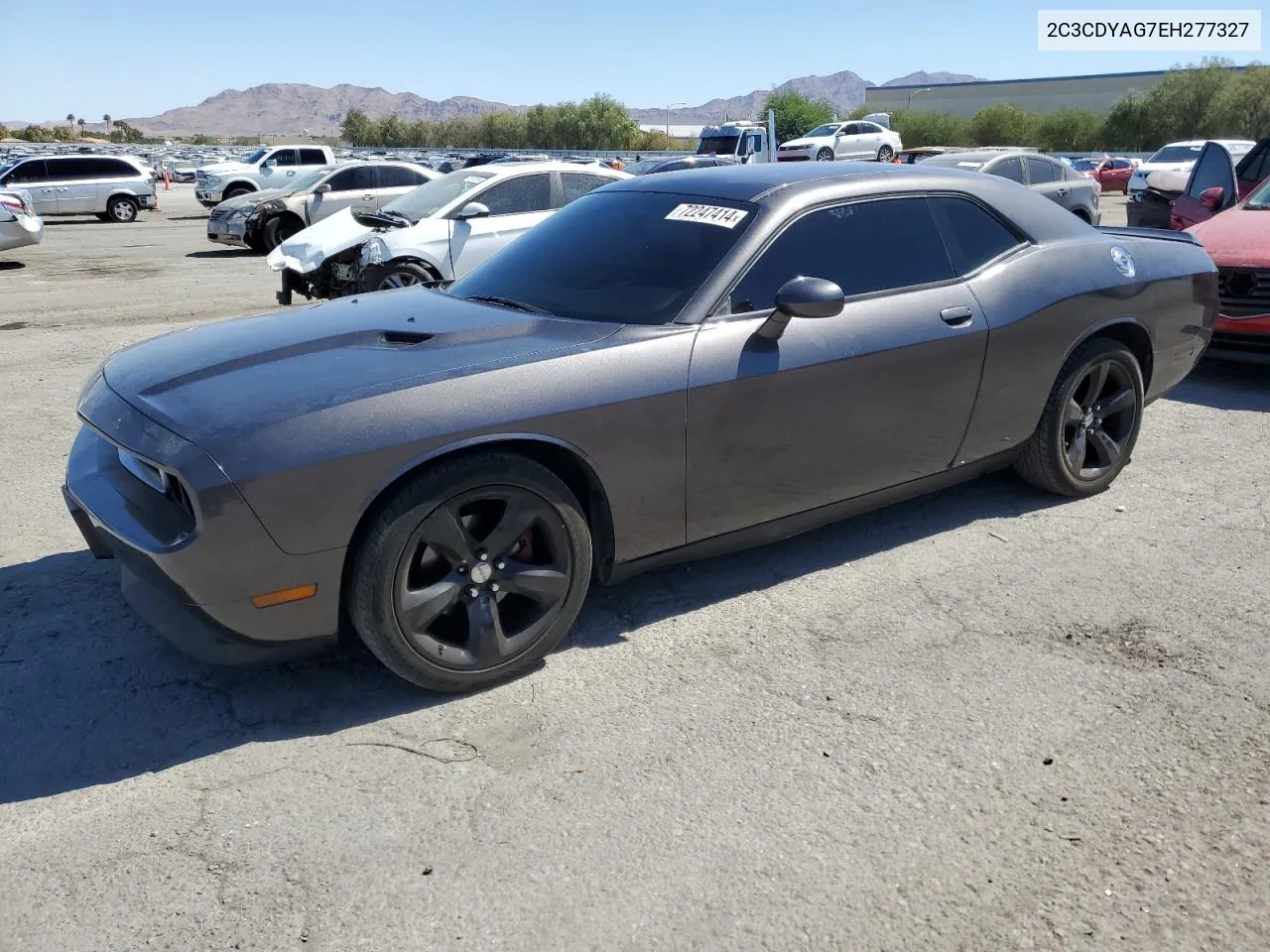 2014 Dodge Challenger Sxt VIN: 2C3CDYAG7EH277327 Lot: 72247414