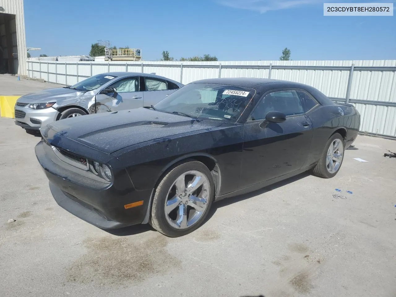 2014 Dodge Challenger R/T VIN: 2C3CDYBT8EH280572 Lot: 72455224