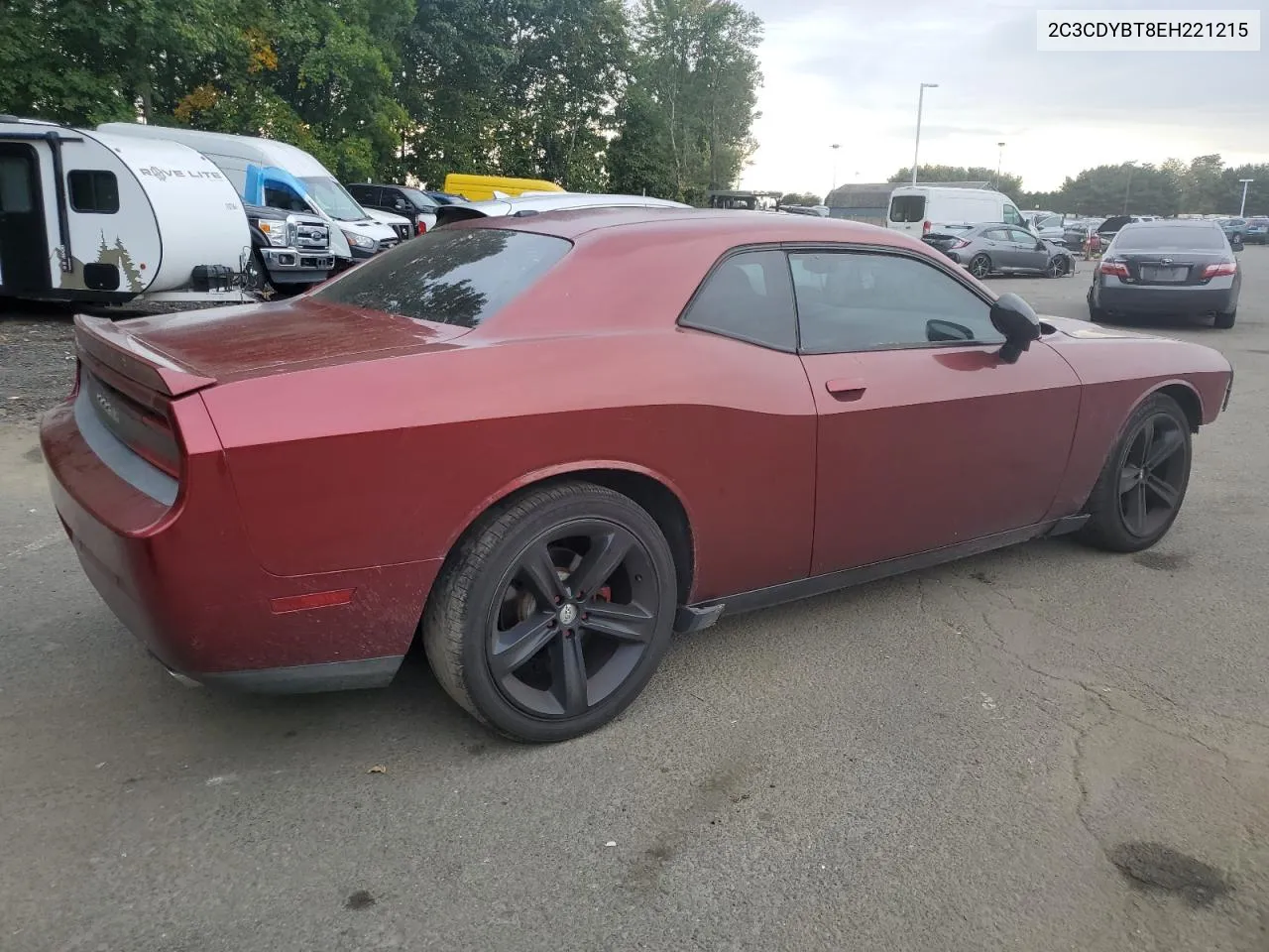 2014 Dodge Challenger R/T VIN: 2C3CDYBT8EH221215 Lot: 72631384