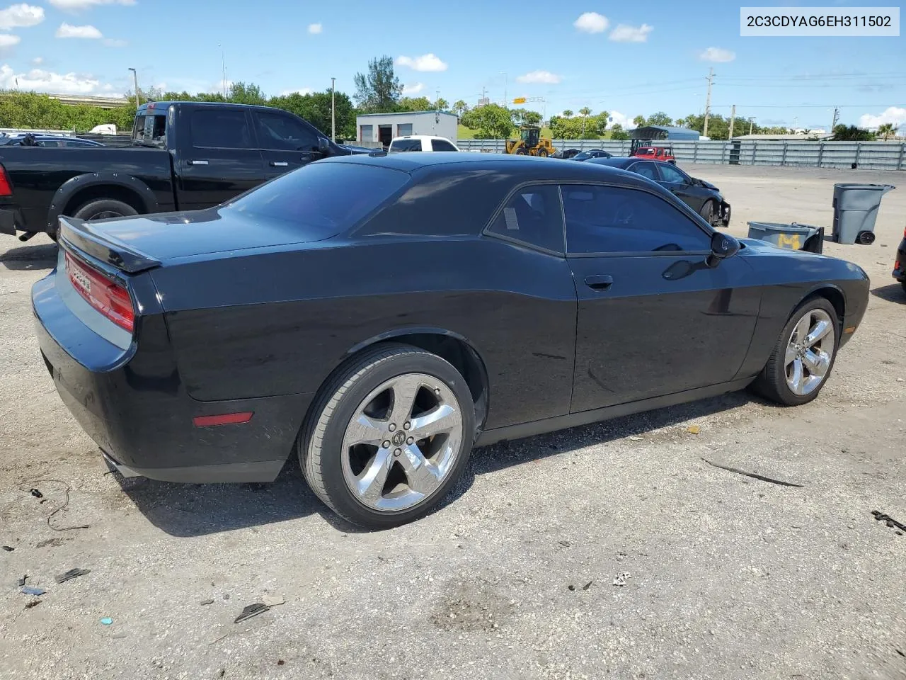 2014 Dodge Challenger Sxt VIN: 2C3CDYAG6EH311502 Lot: 72780224