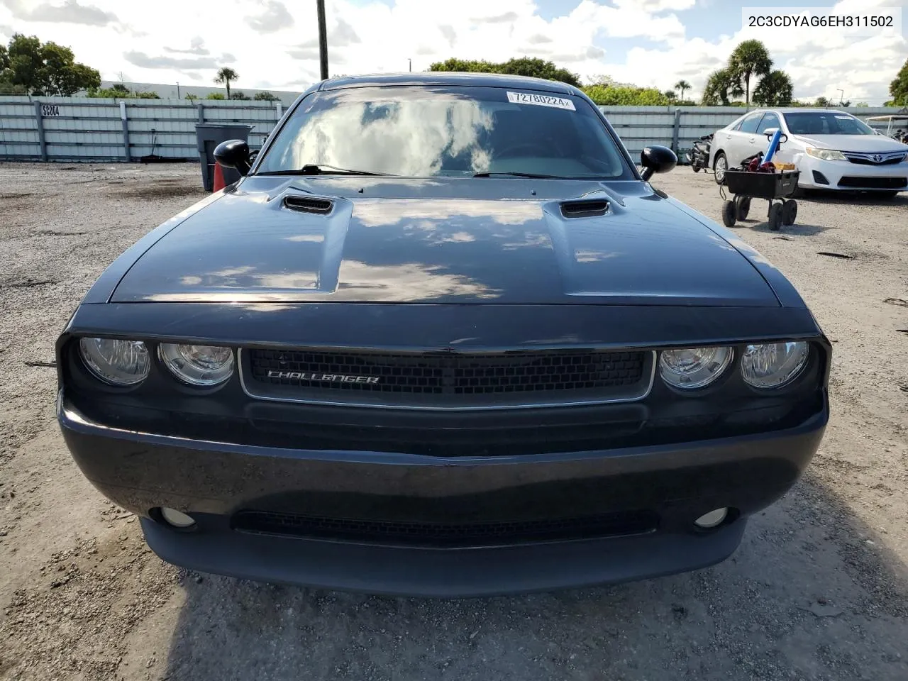 2014 Dodge Challenger Sxt VIN: 2C3CDYAG6EH311502 Lot: 72780224