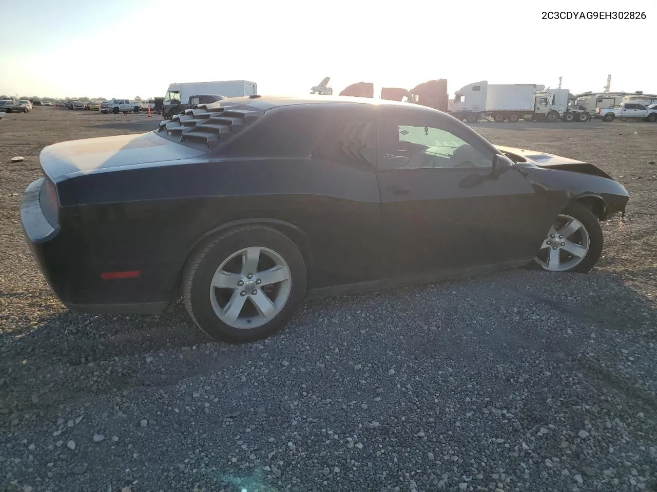 2014 Dodge Challenger Sxt VIN: 2C3CDYAG9EH302826 Lot: 72858584