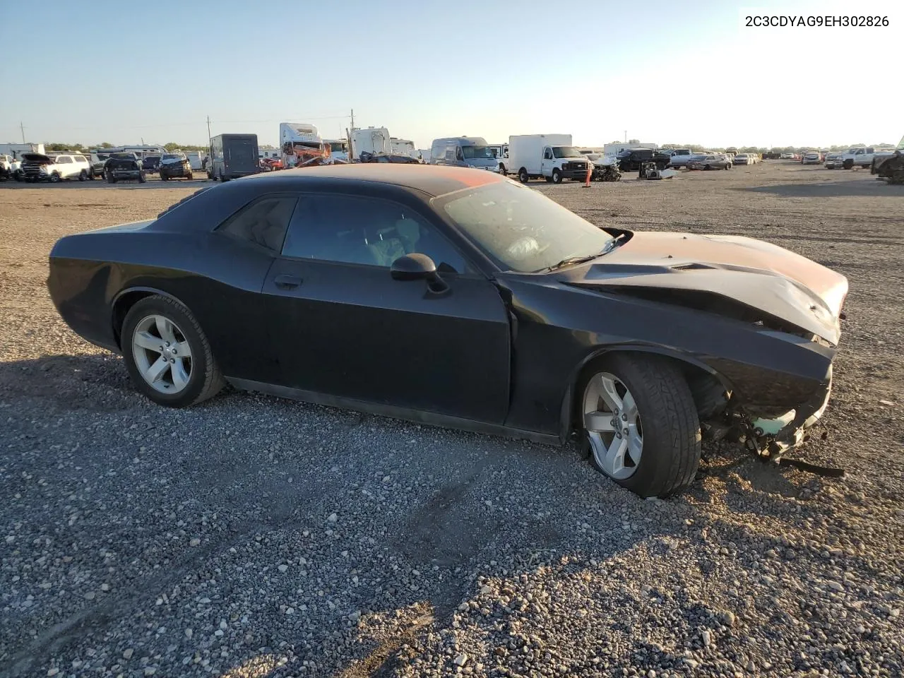 2014 Dodge Challenger Sxt VIN: 2C3CDYAG9EH302826 Lot: 72858584