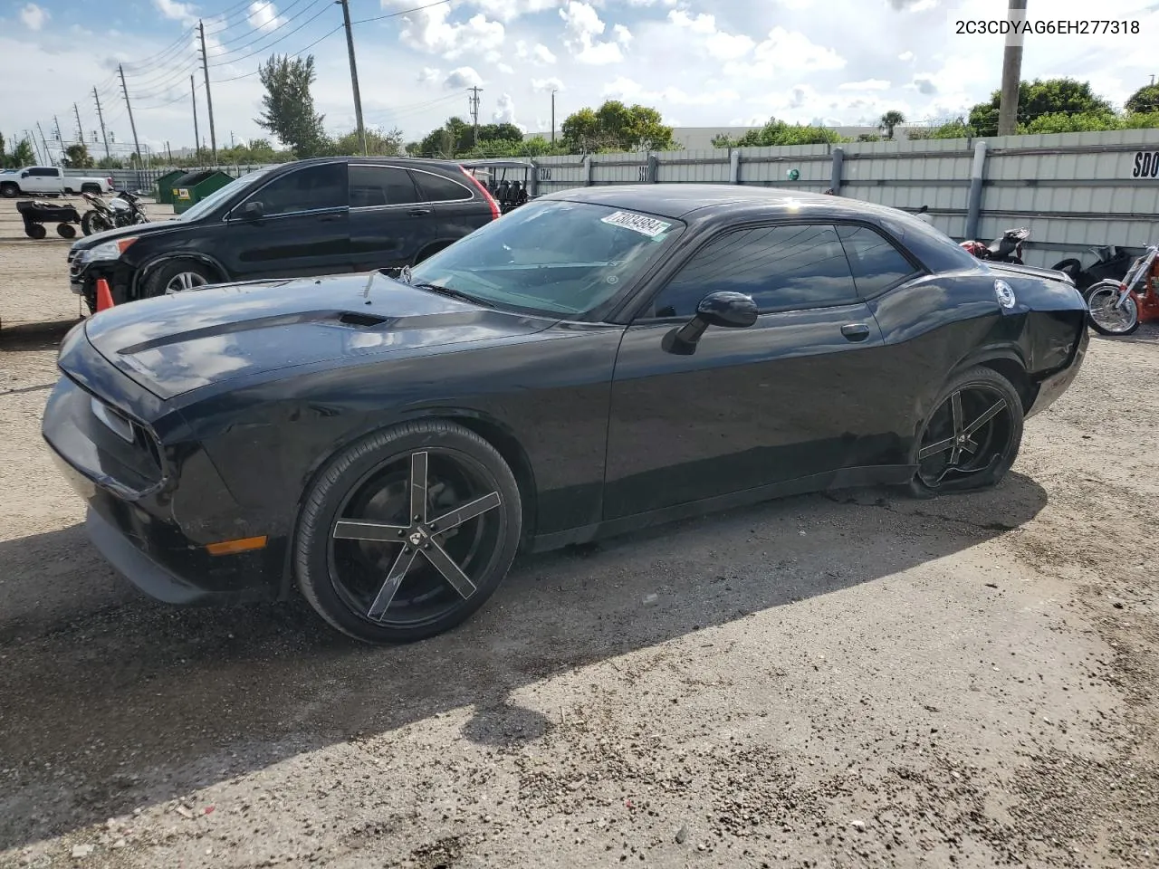 2014 Dodge Challenger Sxt VIN: 2C3CDYAG6EH277318 Lot: 73034984