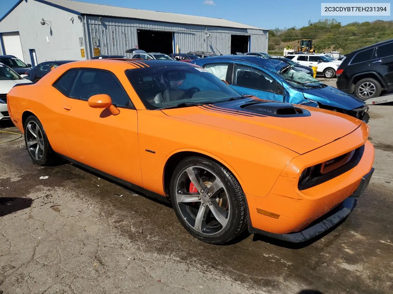 2014 Dodge Challenger R/T VIN: 2C3CDYBT7EH231394 Lot: 73204334