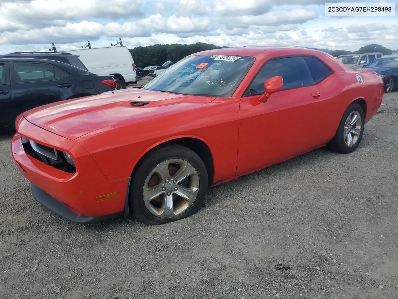 2014 Dodge Challenger Sxt VIN: 2C3CDYAG7EH298498 Lot: 73402014