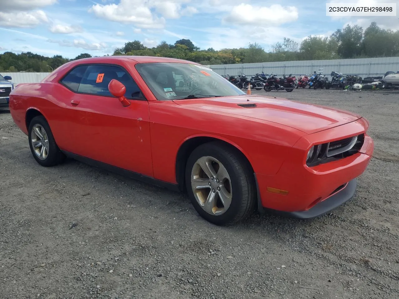 2014 Dodge Challenger Sxt VIN: 2C3CDYAG7EH298498 Lot: 73402014