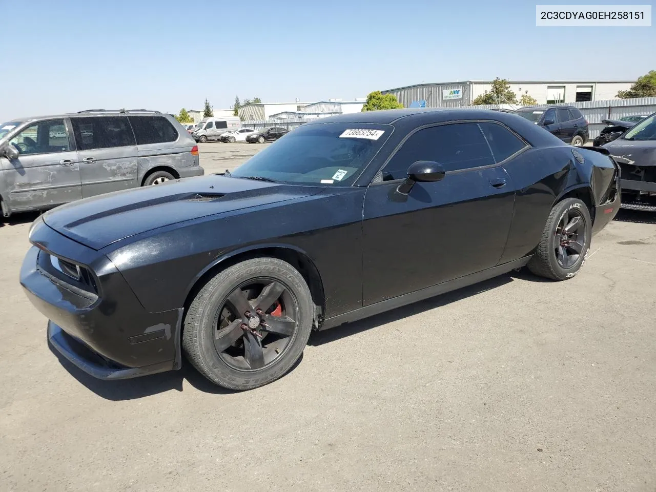 2014 Dodge Challenger Sxt VIN: 2C3CDYAG0EH258151 Lot: 73665254