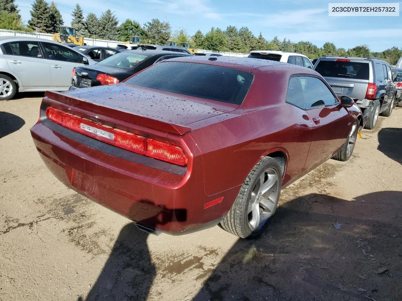 2014 Dodge Challenger R/T VIN: 2C3CDYBT2EH257322 Lot: 73750694