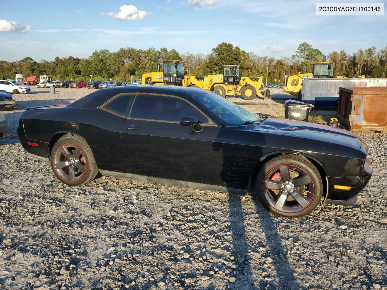 2014 Dodge Challenger Sxt VIN: 2C3CDYAG7EH100146 Lot: 73887254