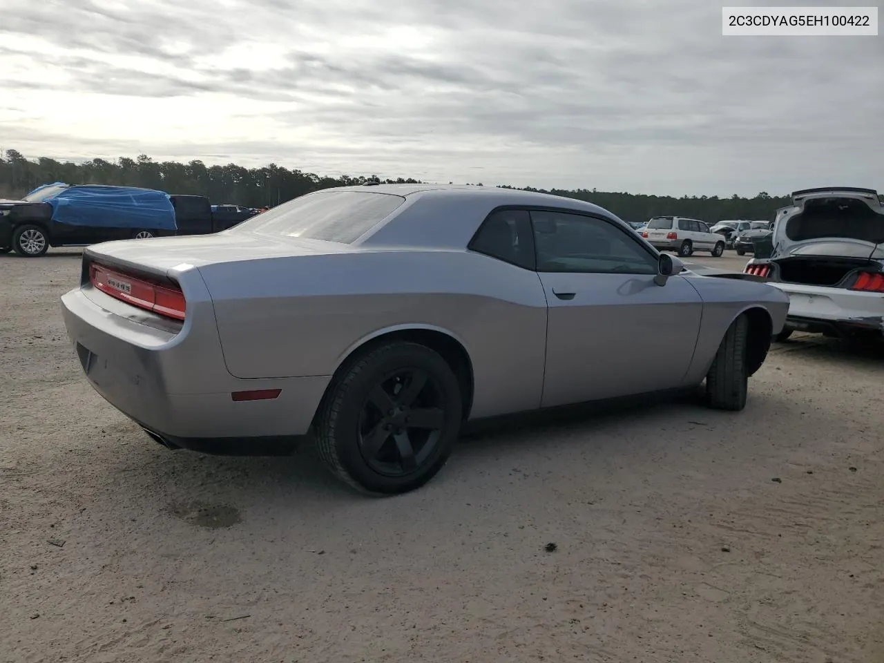 2014 Dodge Challenger Sxt VIN: 2C3CDYAG5EH100422 Lot: 74054424