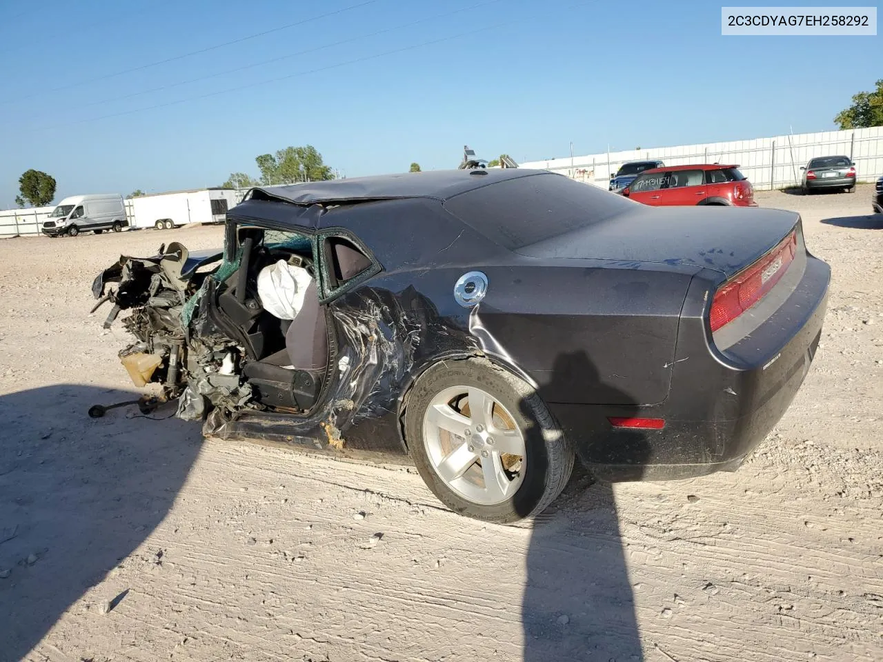 2014 Dodge Challenger Sxt VIN: 2C3CDYAG7EH258292 Lot: 74291794