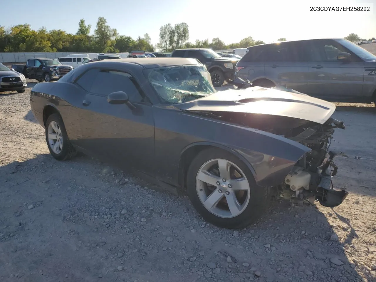 2C3CDYAG7EH258292 2014 Dodge Challenger Sxt