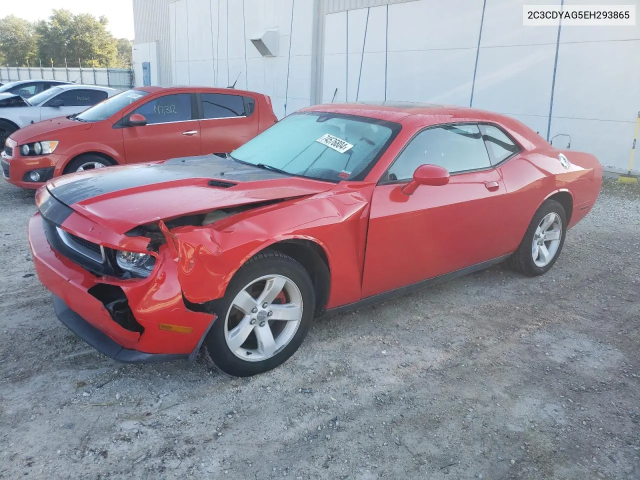 2014 Dodge Challenger Sxt VIN: 2C3CDYAG5EH293865 Lot: 74576804