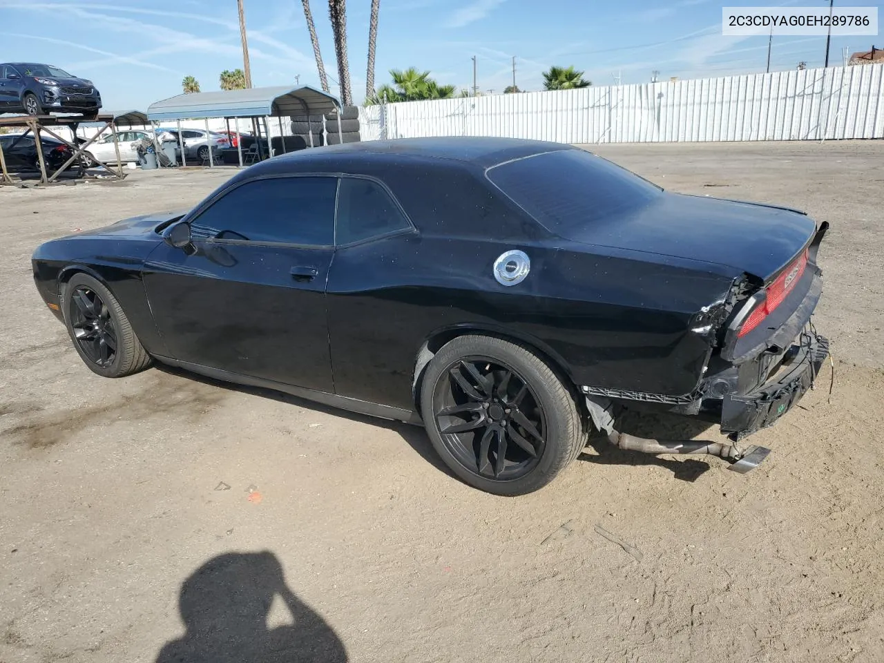 2014 Dodge Challenger Sxt VIN: 2C3CDYAG0EH289786 Lot: 74804674