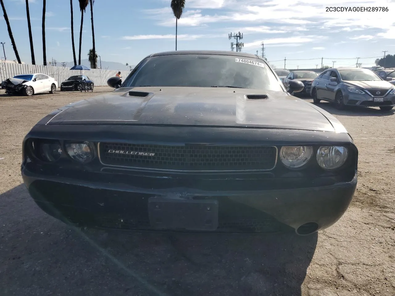 2014 Dodge Challenger Sxt VIN: 2C3CDYAG0EH289786 Lot: 74804674