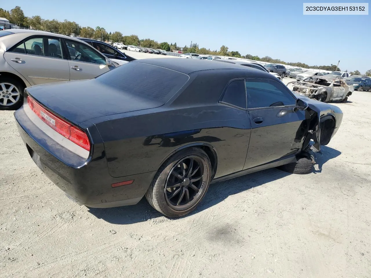 2014 Dodge Challenger Sxt VIN: 2C3CDYAG3EH153152 Lot: 74821454