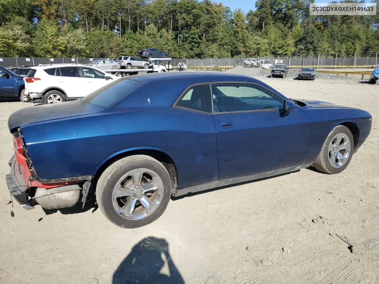 2C3CDYAGXEH149633 2014 Dodge Challenger Sxt