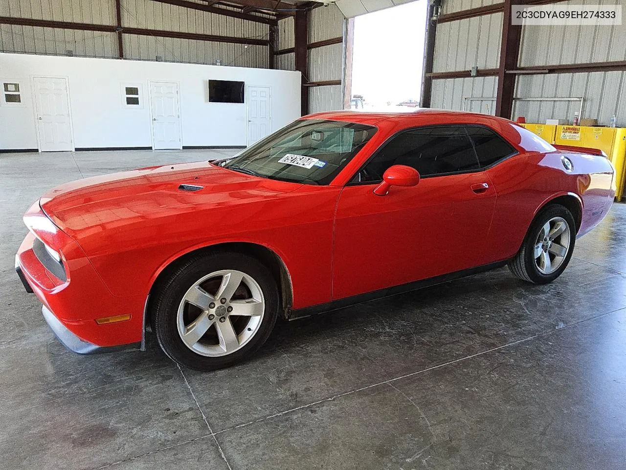 2014 Dodge Challenger Sxt VIN: 2C3CDYAG9EH274333 Lot: 75276404