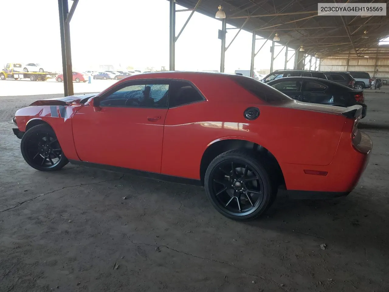 2014 Dodge Challenger Sxt VIN: 2C3CDYAG4EH195569 Lot: 75325134