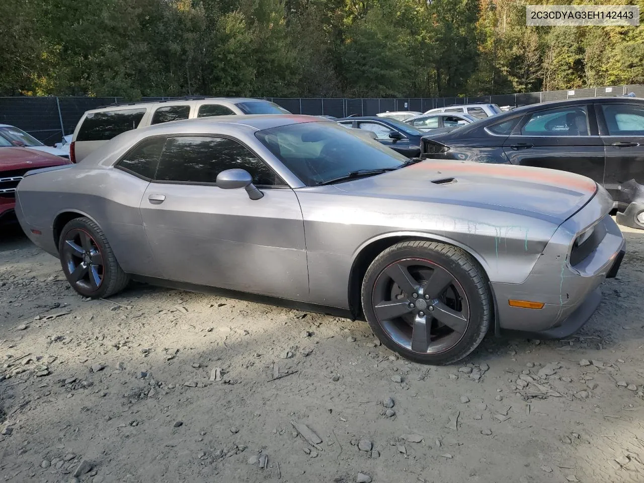 2014 Dodge Challenger Sxt VIN: 2C3CDYAG3EH142443 Lot: 75846514