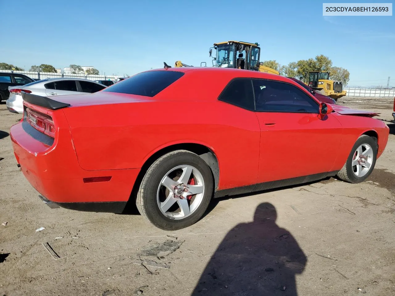 2014 Dodge Challenger Sxt VIN: 2C3CDYAG8EH126593 Lot: 76146944