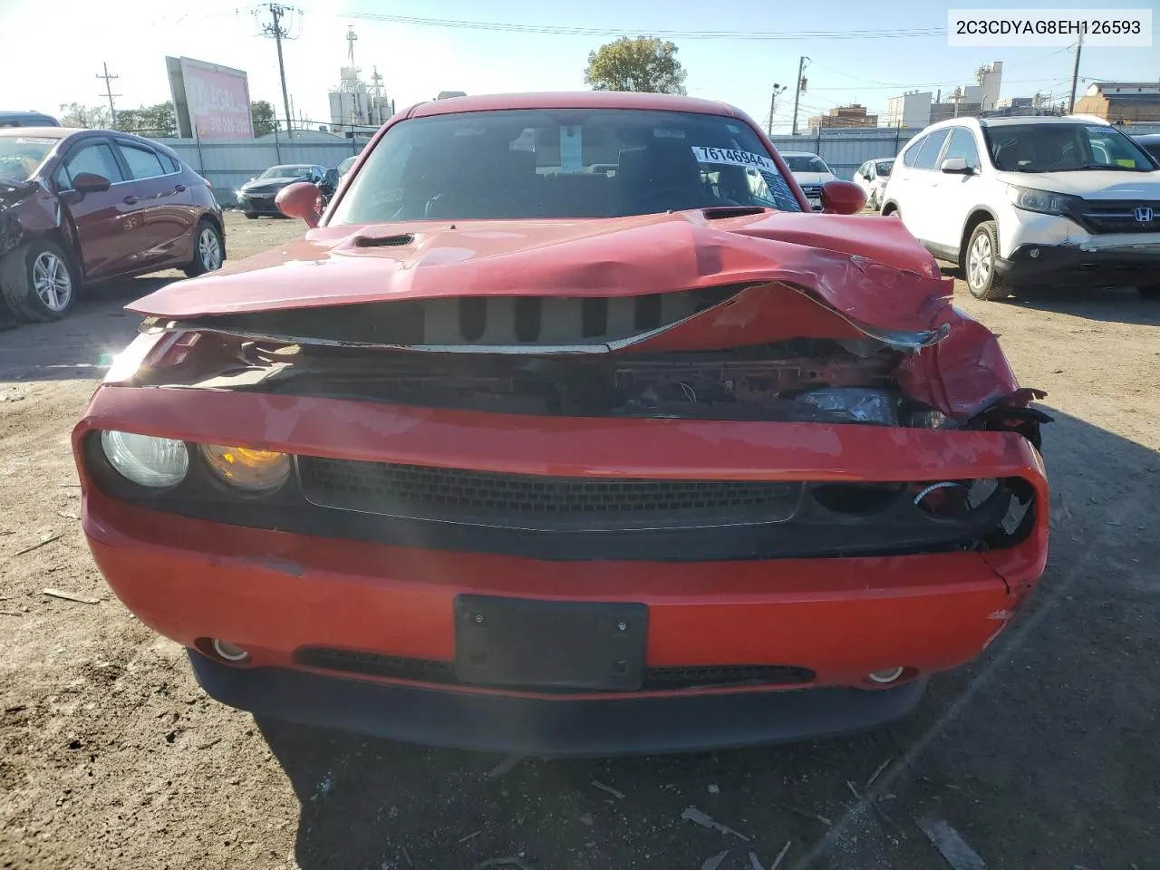 2014 Dodge Challenger Sxt VIN: 2C3CDYAG8EH126593 Lot: 76146944