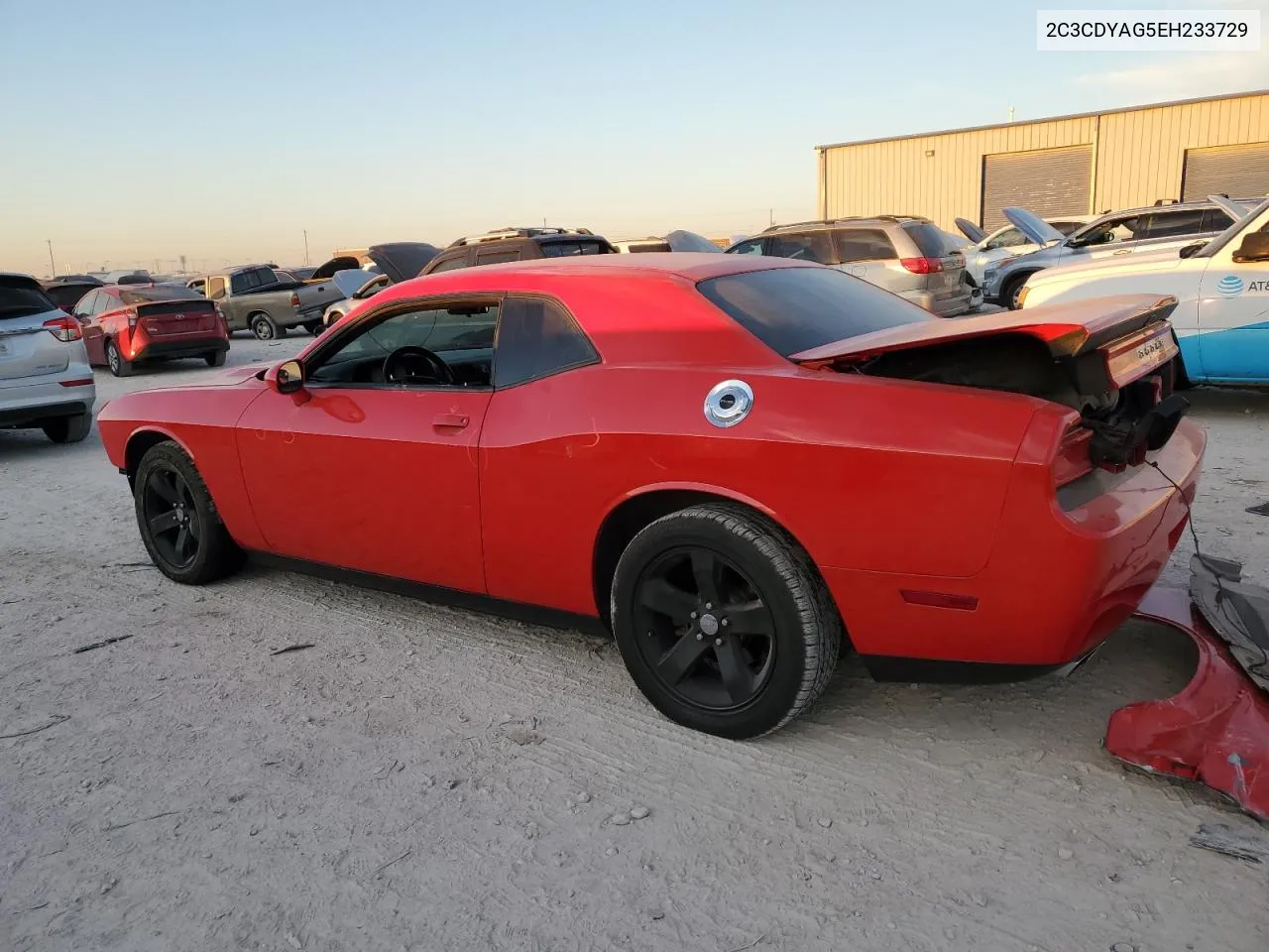 2014 Dodge Challenger Sxt VIN: 2C3CDYAG5EH233729 Lot: 76549244