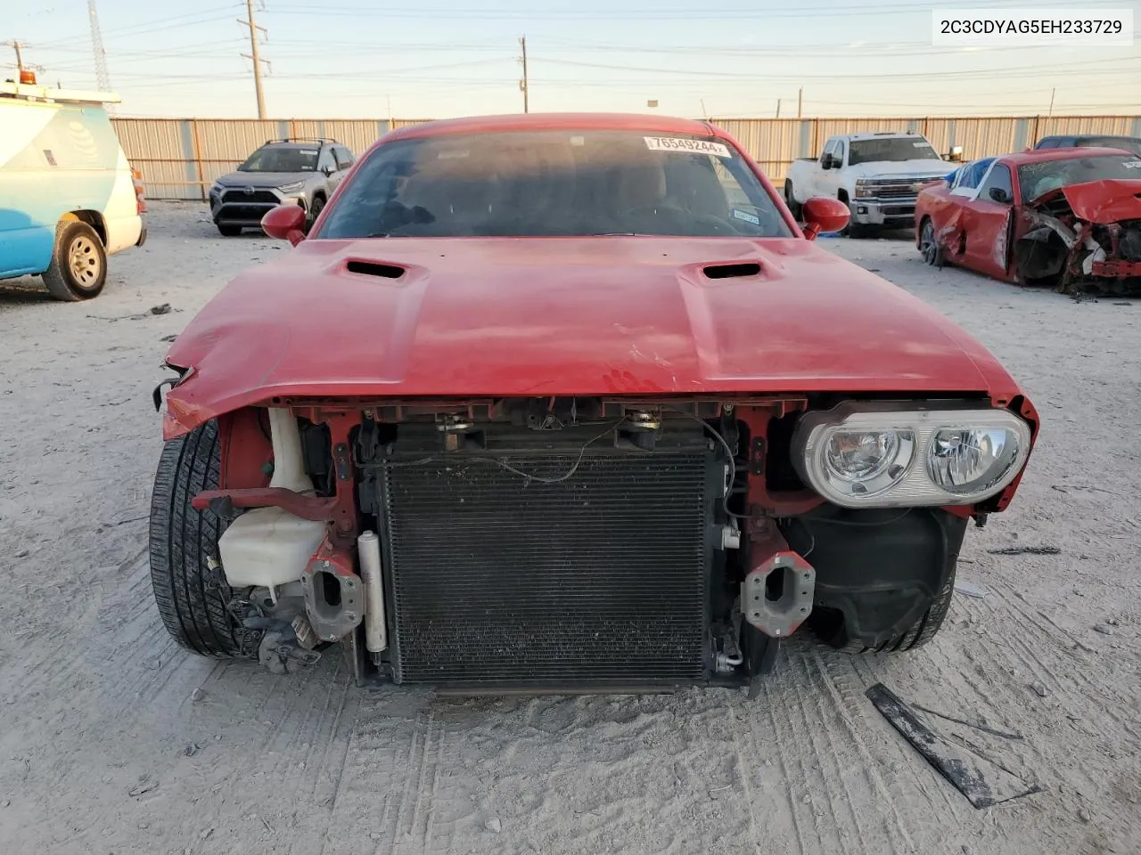 2C3CDYAG5EH233729 2014 Dodge Challenger Sxt