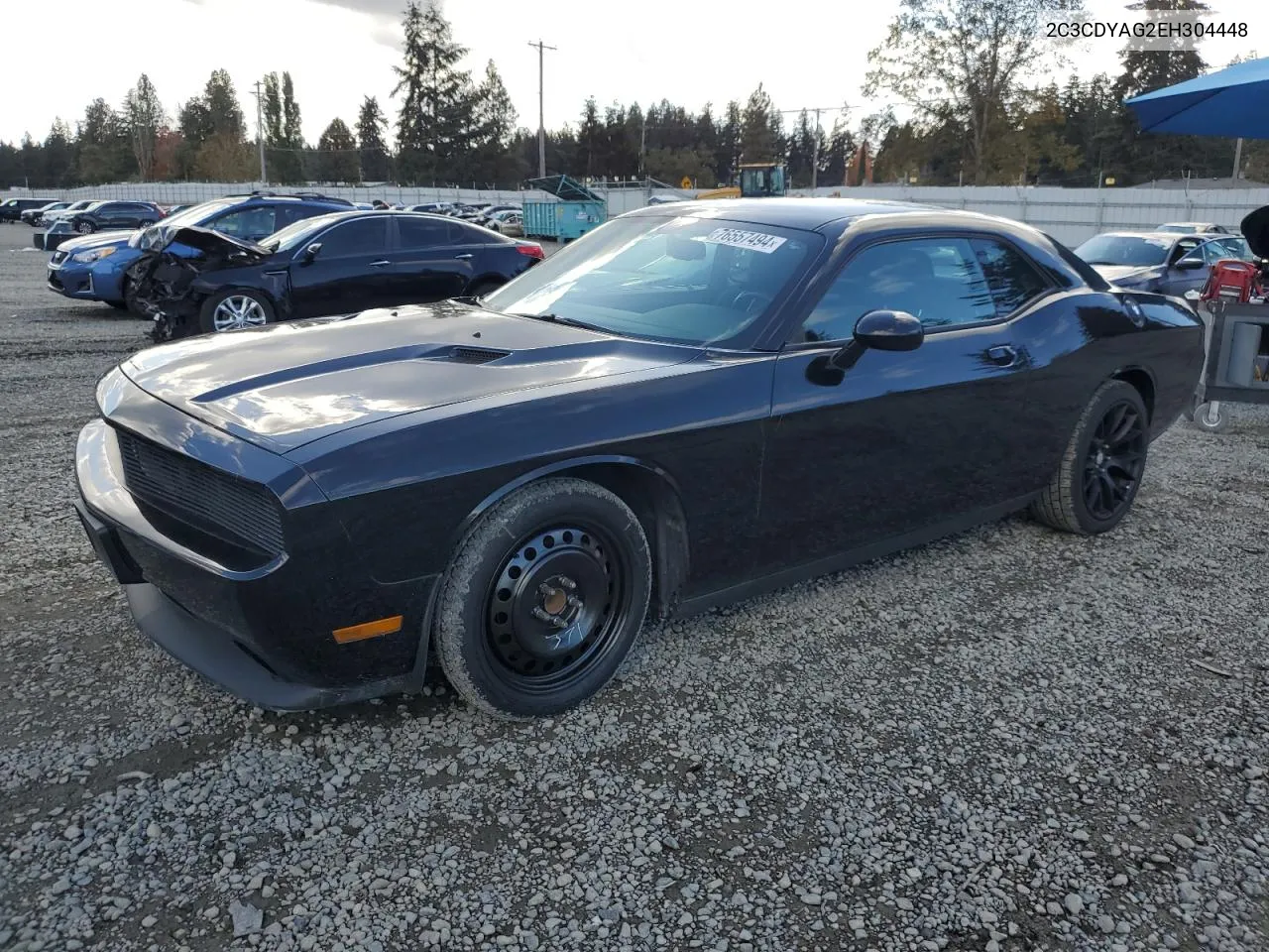 2C3CDYAG2EH304448 2014 Dodge Challenger Sxt