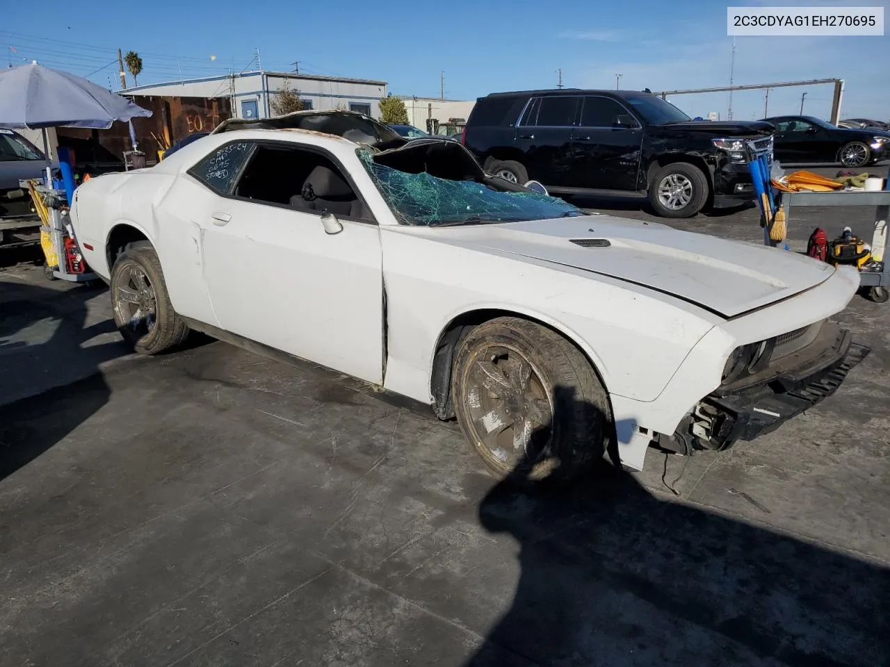 2014 Dodge Challenger Sxt VIN: 2C3CDYAG1EH270695 Lot: 76572104