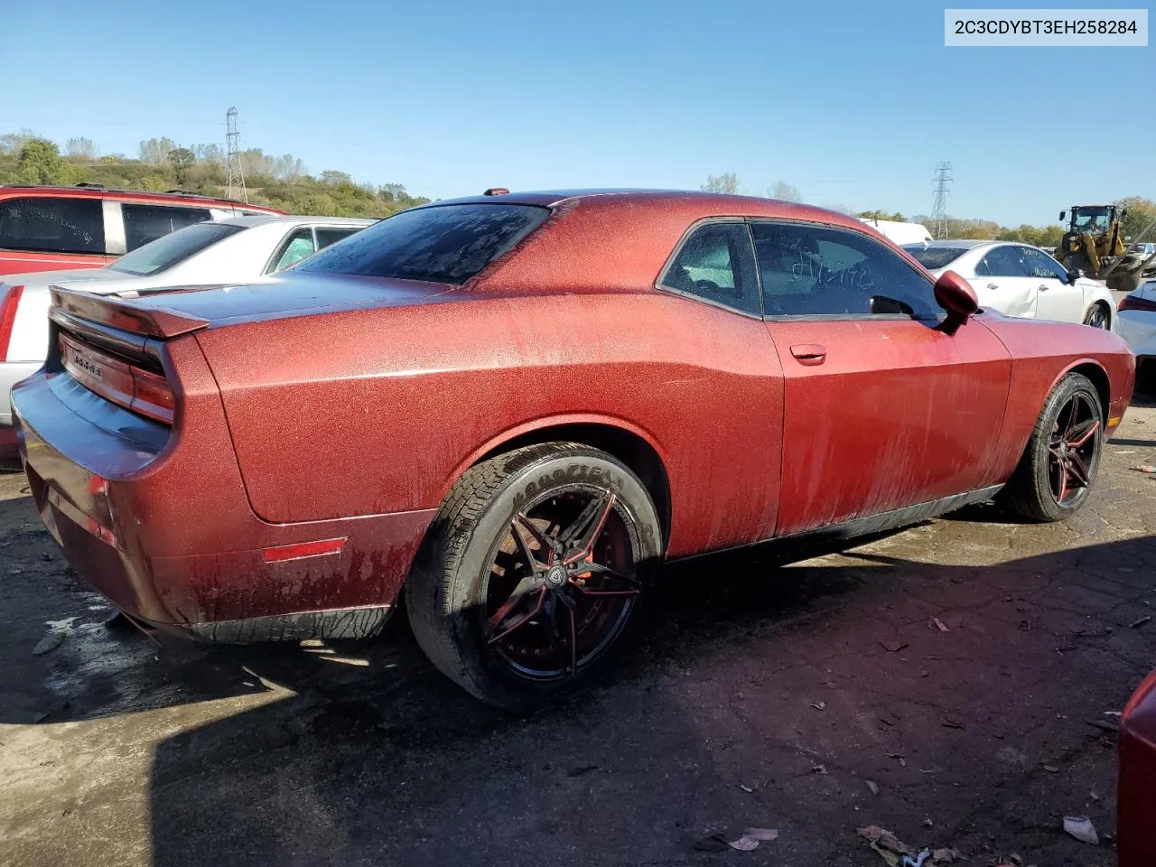 2014 Dodge Challenger R/T VIN: 2C3CDYBT3EH258284 Lot: 77003374