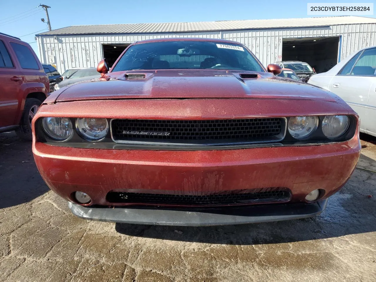 2014 Dodge Challenger R/T VIN: 2C3CDYBT3EH258284 Lot: 77003374