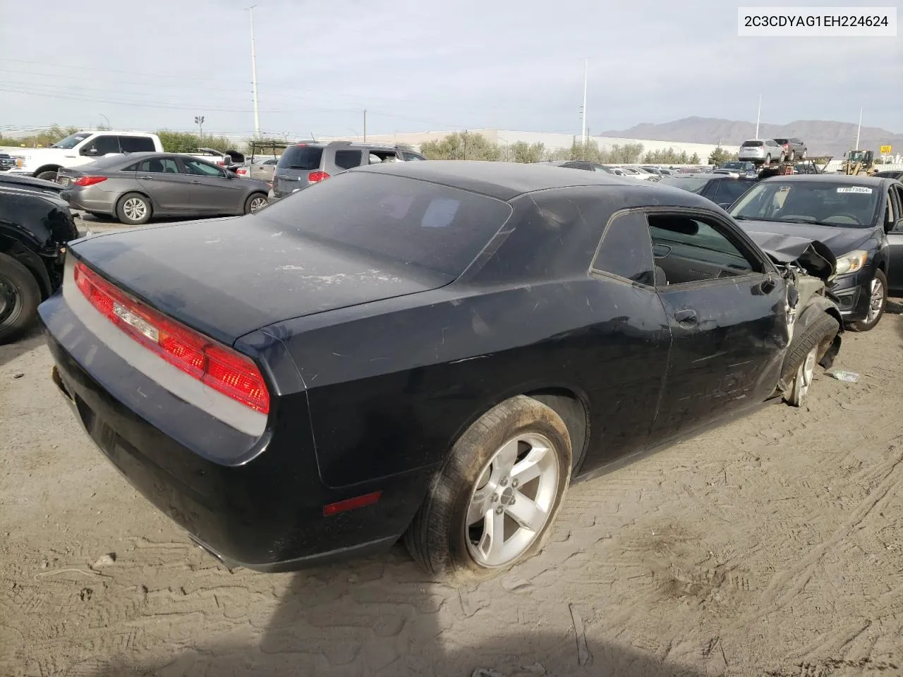 2014 Dodge Challenger Sxt VIN: 2C3CDYAG1EH224624 Lot: 78528244