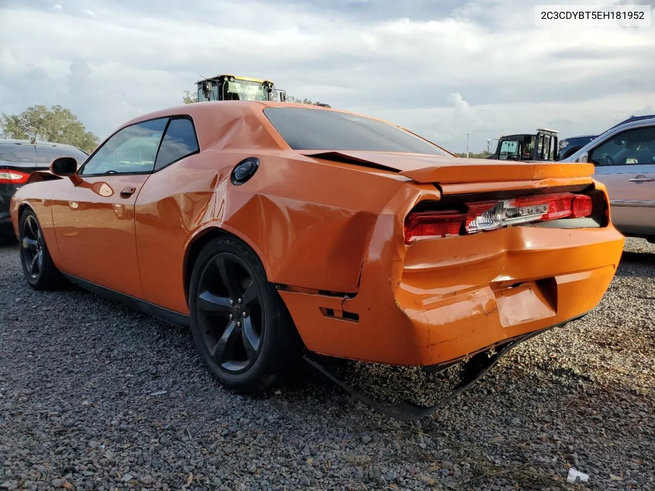 2014 Dodge Challenger R/T VIN: 2C3CDYBT5EH181952 Lot: 79722024