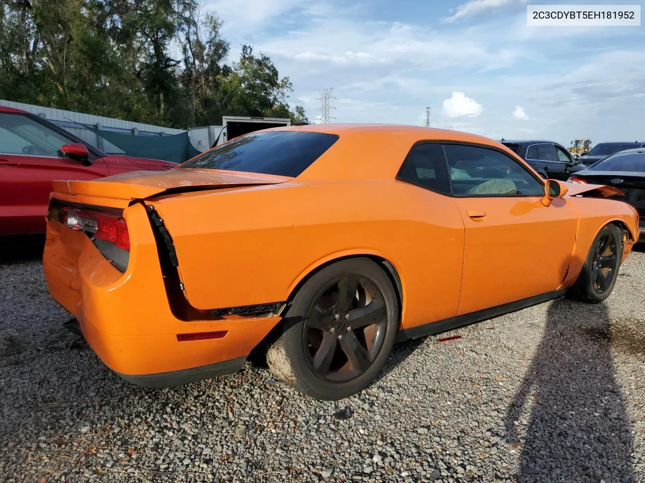 2014 Dodge Challenger R/T VIN: 2C3CDYBT5EH181952 Lot: 79722024