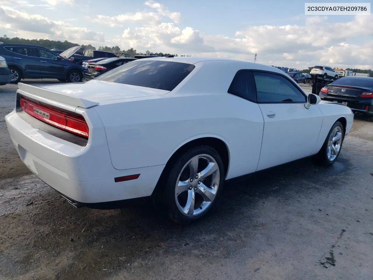 2014 Dodge Challenger Sxt VIN: 2C3CDYAG7EH209786 Lot: 80151564