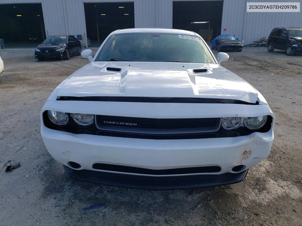 2014 Dodge Challenger Sxt VIN: 2C3CDYAG7EH209786 Lot: 80151564