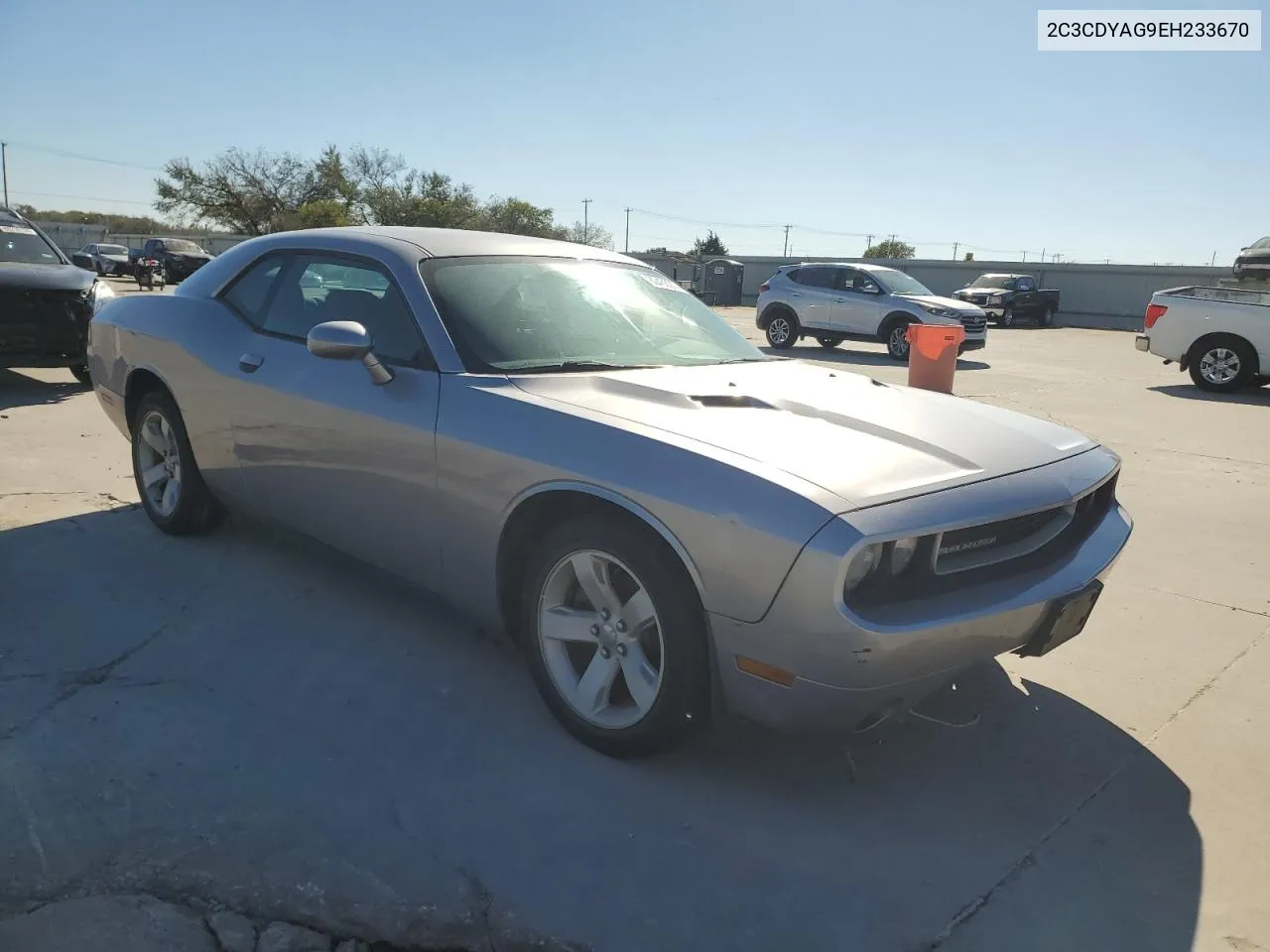 2014 Dodge Challenger Sxt VIN: 2C3CDYAG9EH233670 Lot: 80458274