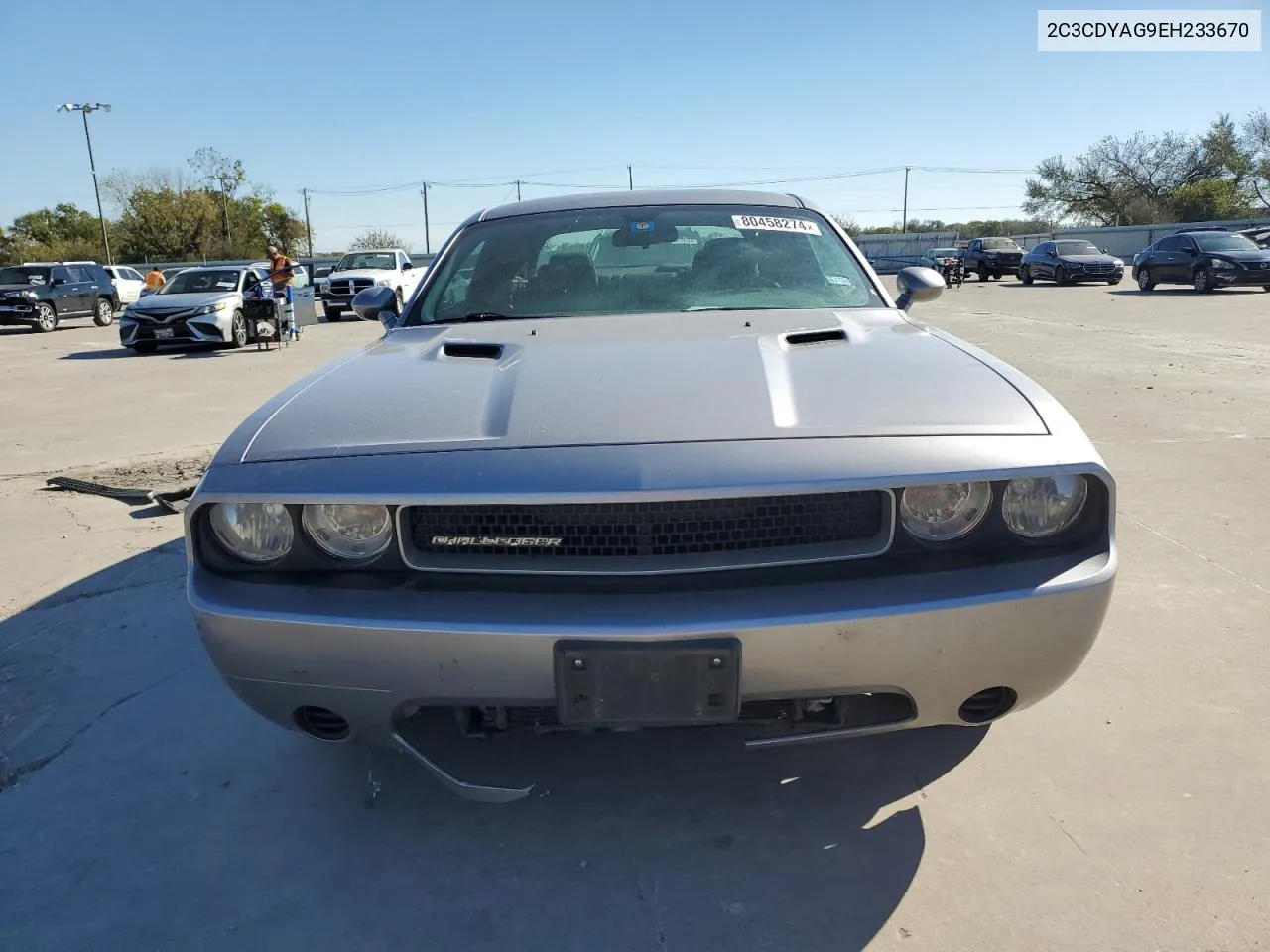 2014 Dodge Challenger Sxt VIN: 2C3CDYAG9EH233670 Lot: 80458274