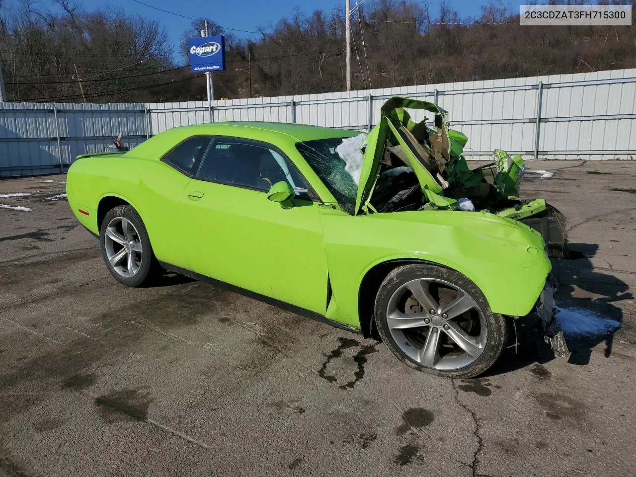 2C3CDZAT3FH715300 2015 Dodge Challenger Sxt