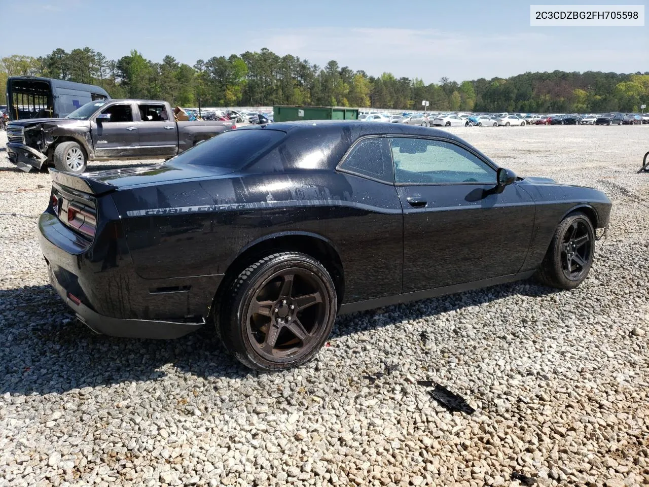 2015 Dodge Challenger Sxt Plus VIN: 2C3CDZBG2FH705598 Lot: 49957954